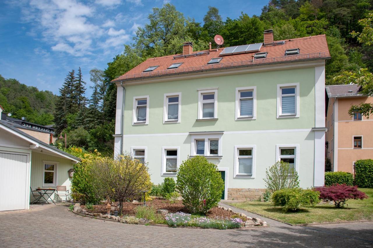 Апартаменти Haus Wettin Бад-Шандау Екстер'єр фото